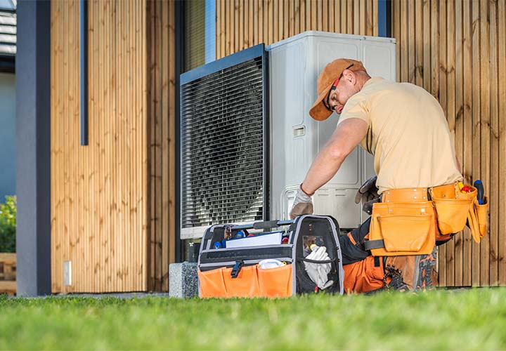 Maintenance de pompe à chaleur