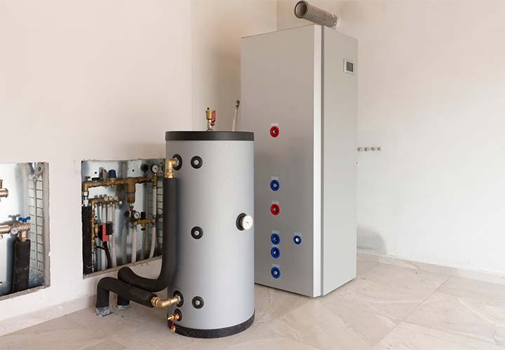 Installation d'un système de chauffage et de production d'eau chaude